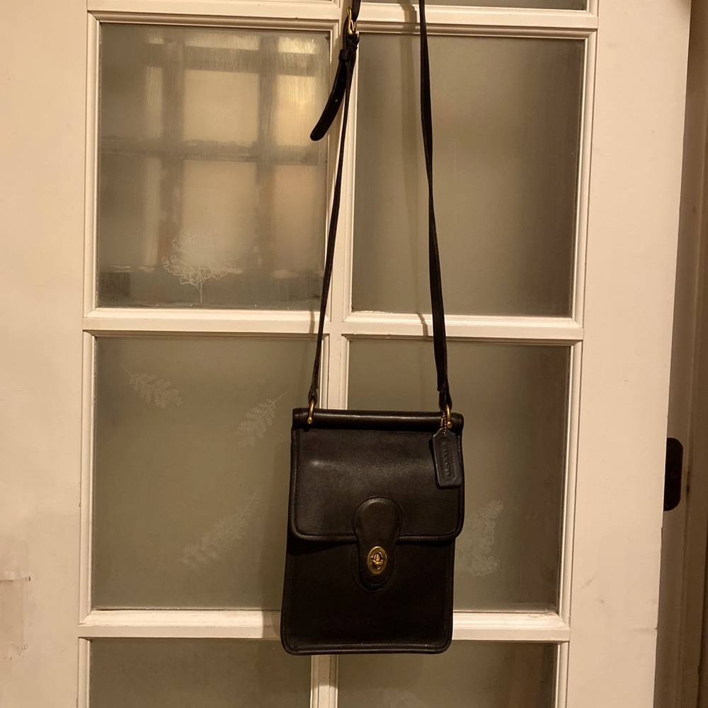 Coach black crossbody